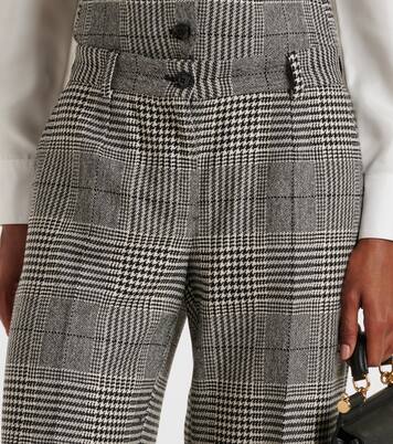 Pantalones flared de lana y cachemir | Dolce&Gabbana