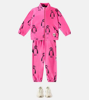 Penguin fleece sweatpants | Mini Rodini