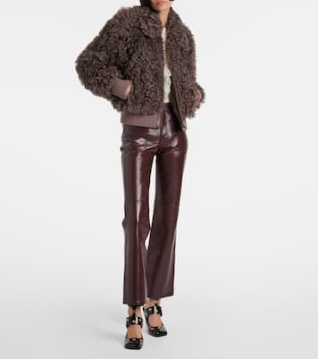 Jade studded leather pumps | Chloé