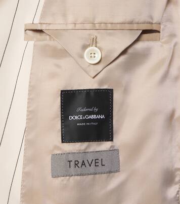 Striped cotton-blend blazer | Dolce&Gabbana