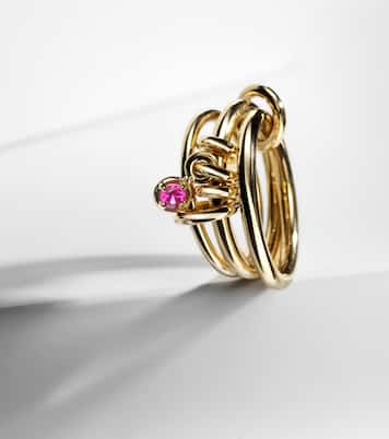 Anelli Piera in oro 18kt con zaffiri | Spinelli Kilcollin