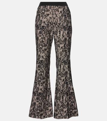Pantalones flared Tokyo de encaje | Joseph