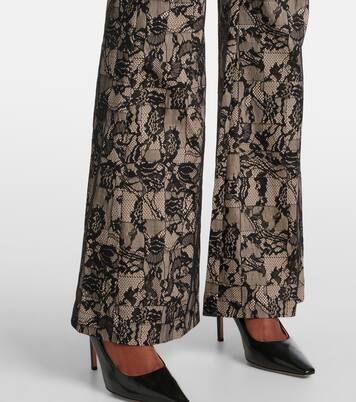 Pantalones flared Tokyo de encaje | Joseph