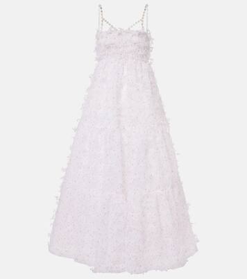 Robe longue à fleurs | Susan Fang