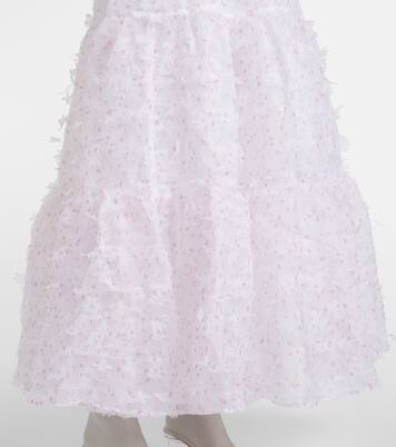 Robe longue à fleurs | Susan Fang