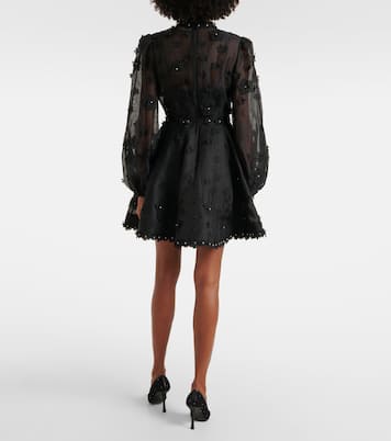 Matchmaker Lift Off linen and silk minidress | Zimmermann