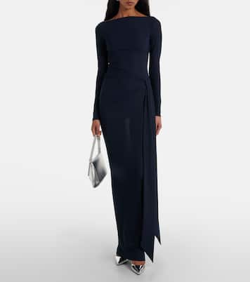 Semi-sheer gathered gown | Alex Perry