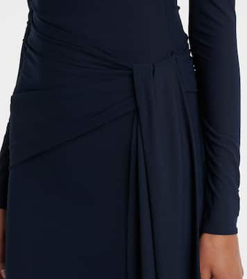 Semi-sheer gathered gown | Alex Perry