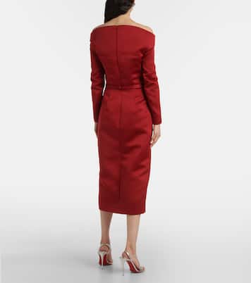 Off-Shoulder-Midikleid Asuman | Safiyaa