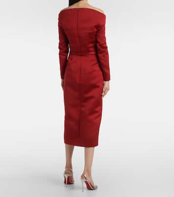 Off-Shoulder-Midikleid Asuman | Safiyaa