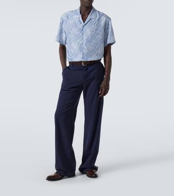 Scritto silk bowling shirt | Berluti