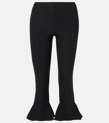 Cropped flared capri pants | Nensi Dojaka