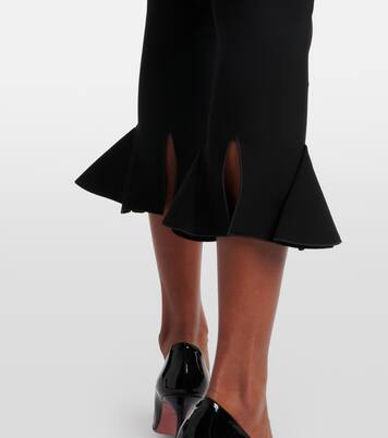 Cropped flared capri pants | Nensi Dojaka