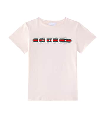Logo cotton jersey T-shirt | Gucci Kids