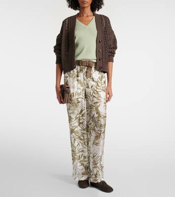 Jersey de cachemir con cuentas monili | Brunello Cucinelli