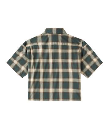 Elyas checked cotton shirt | Bonpoint
