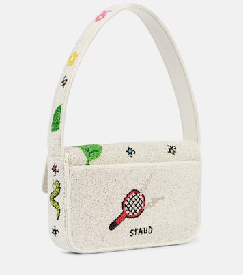 Tommy beaded shoulder bag | Staud