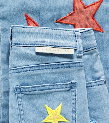 Star patch-appliqué jeans | Stella McCartney Kids