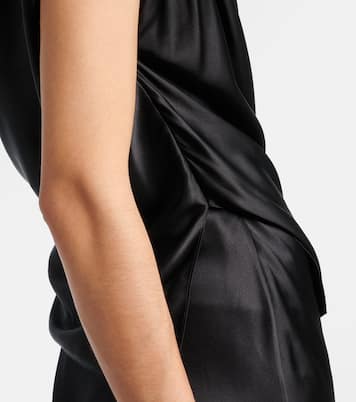 One-Shoulder-Top aus Seide | The Sei