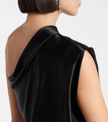 One-Shoulder-Top aus Seide | The Sei