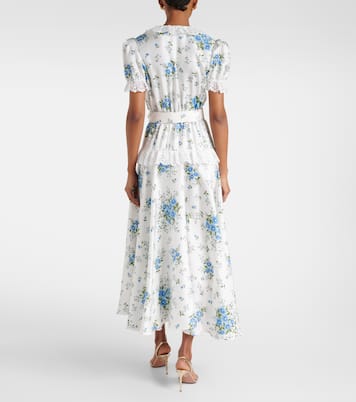 Maxikleid aus Seidensatin | Rodarte