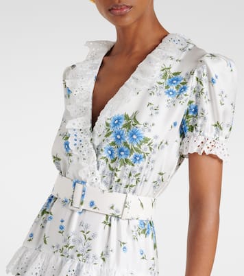 Maxikleid aus Seidensatin | Rodarte