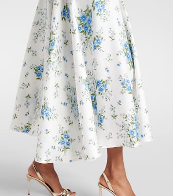 Maxikleid aus Seidensatin | Rodarte