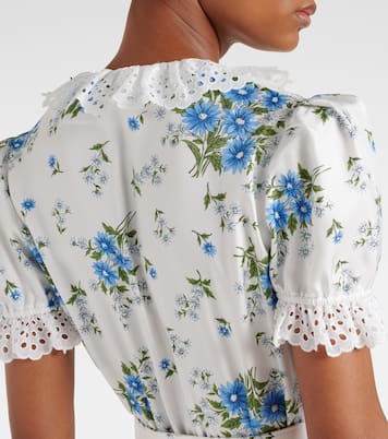 Maxikleid aus Seidensatin | Rodarte