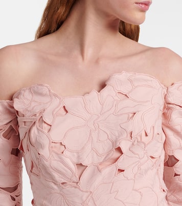 Robe Kasia aus Spitze | Costarellos