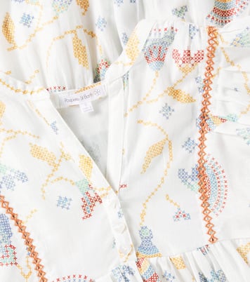 Abito Aria in misto cotone con stampa | Poupette St Barth Kids