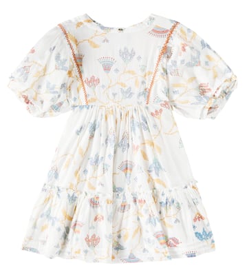 Abito Aria in misto cotone con stampa | Poupette St Barth Kids