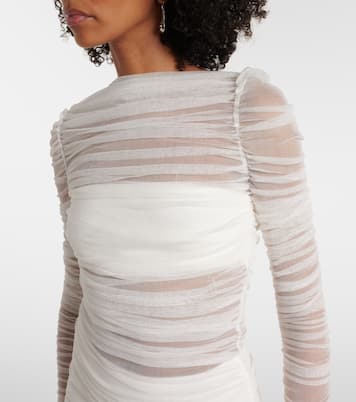 Robe de mariée longue en tulle | Christopher Esber