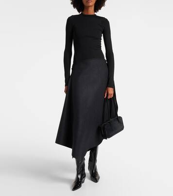 Lagune Mini suede shoulder bag | Aesther Ekme