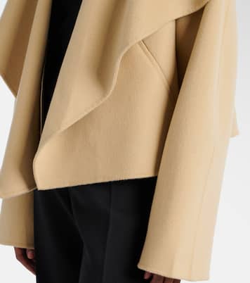 Signature cropped wool doublé jacket | Toteme