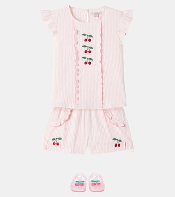 Ellie embroidered cotton seersucker top | Konges Sløjd