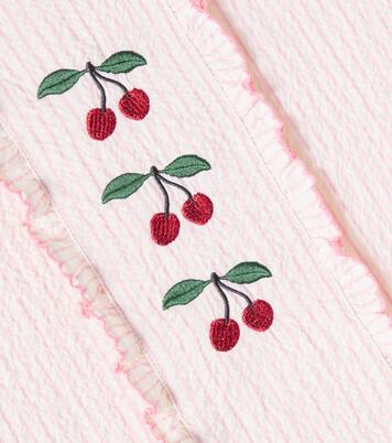 Ellie embroidered cotton seersucker top | Konges Sløjd