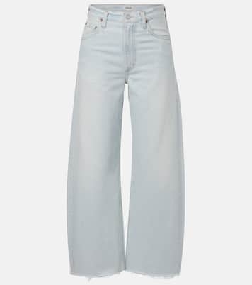 Mid-Rise Barrel Jeans Low Curve Fray | Agolde