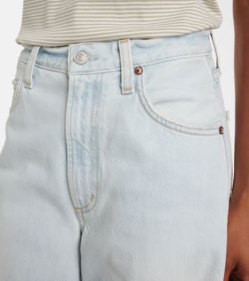 Mid-Rise Barrel Jeans Low Curve Fray | Agolde