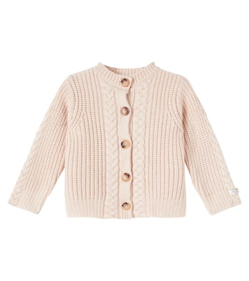 Baby Elenna cable-knit cardigan | Donsje