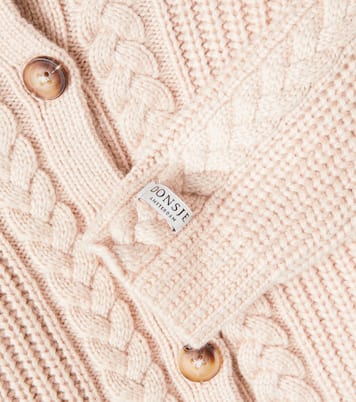 Baby Elenna cable-knit cardigan | Donsje