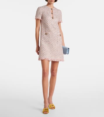 Pantoletten Bowow 75 aus Metallic-Leder | Valentino Garavani