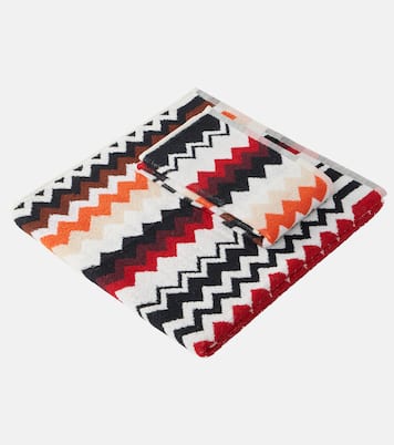 Zigzag set of 2 cotton towels | Missoni