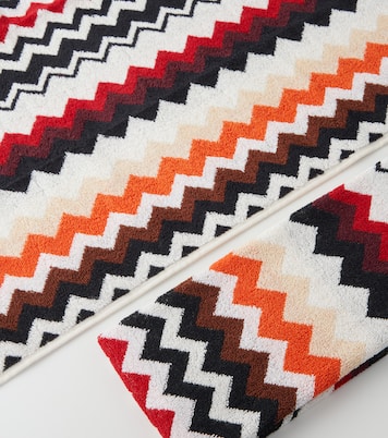 Zigzag set of 2 cotton towels | Missoni