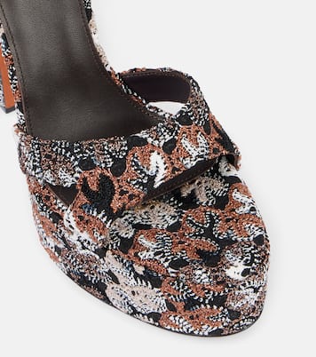Angela Raschel lamé platform sandals | Missoni