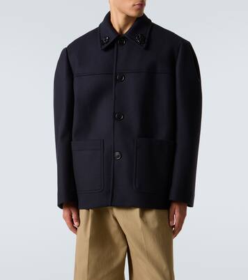 Embellished wool-blend jacket | Simone Rocha
