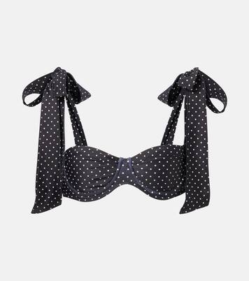Lady polka-dot bikini top | Same