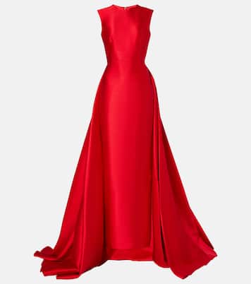Robe longue Lars en satin | Solace London