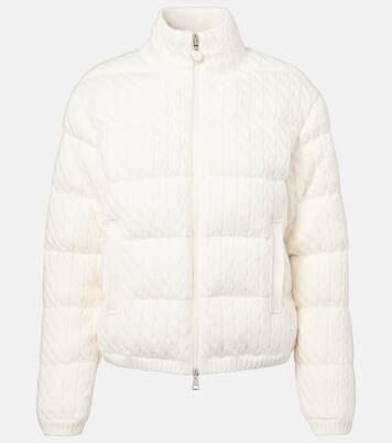 Daunenjacke aus einem Baumwollgemisch | Moncler