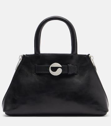 Data Mini leather tote bag | Coperni