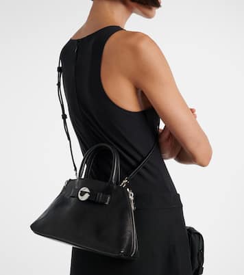 Data Mini leather tote bag | Coperni